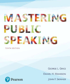 Mastering Public Speaking - 10th Edition