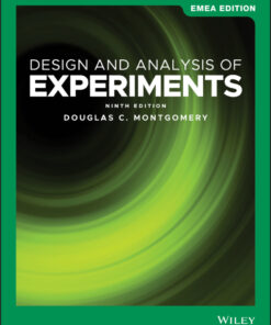 Design and Analysis of Experiments, EMEA Edition - 9th Edition