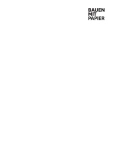 Bauen mit Papier - 1st Edition